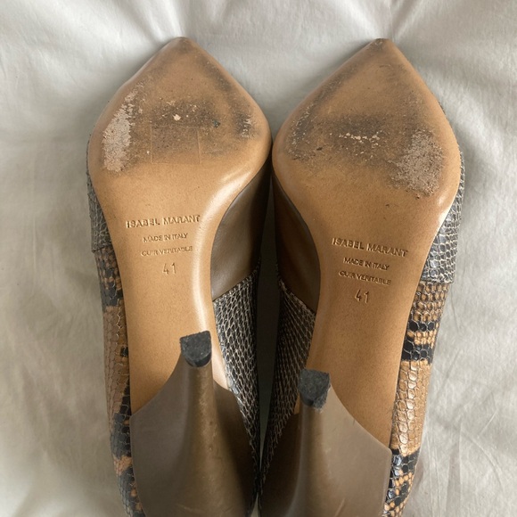 Isabel Marant snakeskin leather booties—worn once, like brand new! - Picture 6 of 8